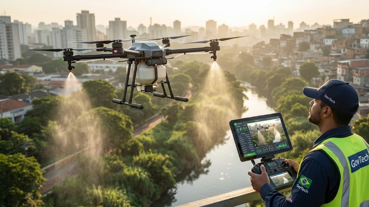 Drone em Ação com Adheere